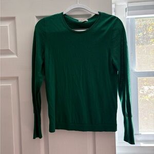 J. Crew Vibrant Green Merino Knit Top